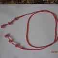 pink skewers - Necklace - beadwork