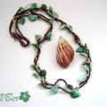 Shell necklace - Necklace - beadwork