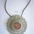 Recollection of the sea - Necklace - needlework