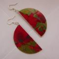 " Poppies " - Earrings - beadwork