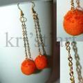 Kri " st " art (001) - Earrings - felting