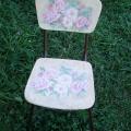 Old chair - Decoupage - making