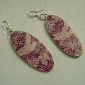 " Birds " - Earrings - beadwork