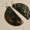 " During the half " - Earrings - beadwork