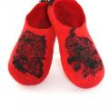 " Flamenco " - Shoes & slippers - felting