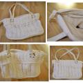 White handbag - Handbags & wallets - knitwork
