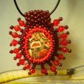 Pendant patchwork - Neck pendants - beadwork