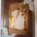 Great wedding photo frame " Or " - Decoupage - making