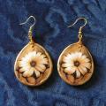 " No. 8 " - Earrings - beadwork