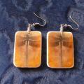 " Dragonfly " - Earrings - beadwork