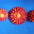 poppy - Brooches - felting