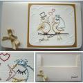 Wedding envelope - birdie :) - Postcard - making