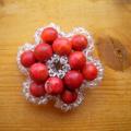 Japanese flower pendant - Neck pendants - beadwork