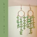 Kri " st " art (027) - Earrings - beadwork