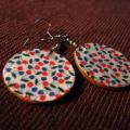 Earrings " Baba collected cherries " - Earrings - beadwork