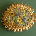 Summer Memories. Sunflower. - Brooches - felting