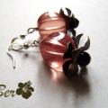 Rosehips - Earrings - beadwork