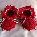 Christmas flower - Shoes - needlework