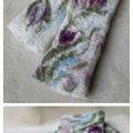 Kits " Lavender 2 " - Wristlets - felting