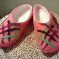 Peach ordinary - Shoes & slippers - felting