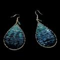 The mystical depth - Earrings - beadwork