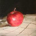 apple - Oil painting - drawing