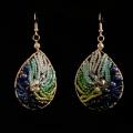 Queen of Sheba - Earrings - beadwork