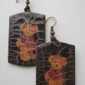 Earrings - Leather articles - making