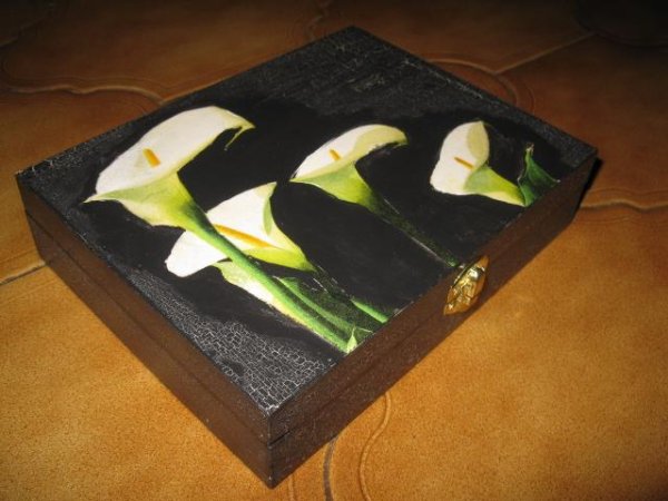 Dekupažuota box KALIJA - Decoupage