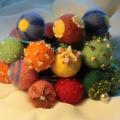 Funny chess - Hair accessories - felting