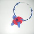 The first flower - Necklaces - felting