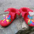 Shoes with skambaliukais - Shoes & slippers - felting
