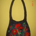 Poppies - Handbags & wallets - felting