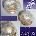 Christmas tree toy - Decoupage - making