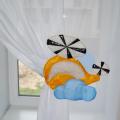 Helicopter - curtain magnets - For interior - sewing