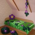 Violet - bedspread - For interior - sewing