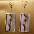 " A little Michelangelo " - Earrings - beadwork