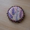 Pink lavender - Brooches - making