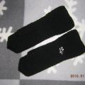 Black mittens - Gloves & mittens - knitwork