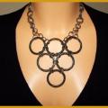 " cobweb rings " - Necklace - beadwork