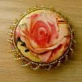 Wild Rose - Brooches - making