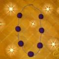 purple world - Necklaces - felting