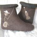 Father in law - fisherman ... - Shoes & slippers - felting