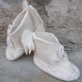 Baptism shoes - Shoes & slippers - felting