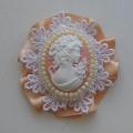 Brooch " Lady " - Brooches - making