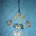 pendant phone. My Heart - Other pendants - beadwork
