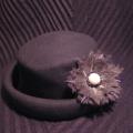 Elegant sage - Brooches - felting