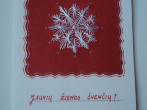 Raudona snaigė - Atvirukai