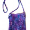 Purple - Handbags & wallets - felting