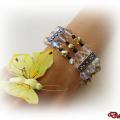 Crystal bracelet - Bracelets - beadwork